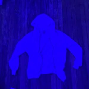 White zip up, woman’s size extra small